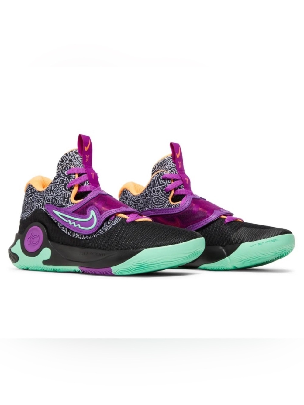 Nike KD Trey 5X Brooklyn Courts Unisex Men's Size 9.5/Women Size 11 - DD9538-013